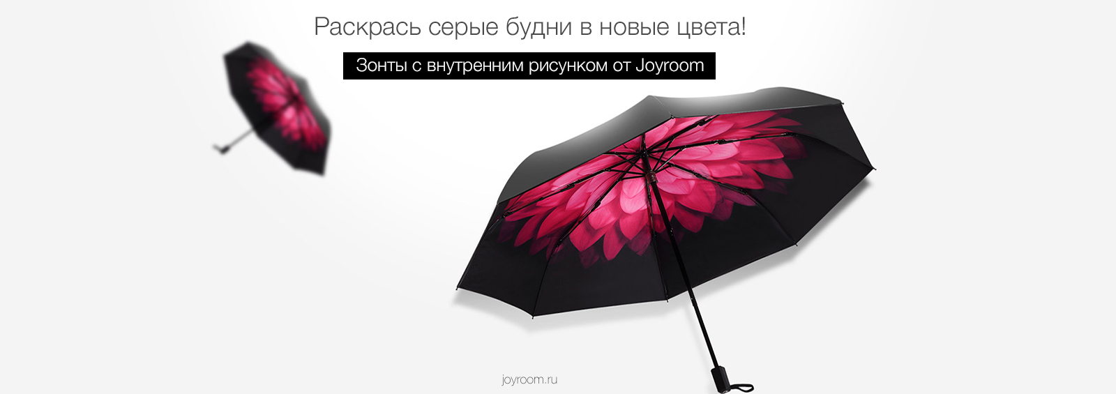 Зонты с внутренним рисунком
